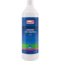 Buzil Corridor® S 715 Top Stripper Oberflächenreiniger, Dient zur Entfernung der oberen Beschichtungsnutzschicht, 1 Liter - Flasche
