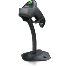 Aplic Handscanner Wireless Barcode Scanner 2.4 GHz 1D 2D, 2000 mAh, inkl. Standfuß