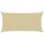 vidaXL Sonnensegel Beige 2 x 6 m HDPE