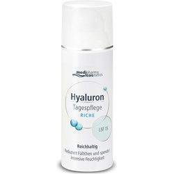 Medipharma, Gesichtscreme, cosmetics Hyaluron Tagespflege riche LSF 15, 50 ml Creme