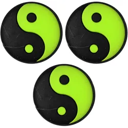 Vibrastop- Discho - Yin und Yang - schwarz/grün - 3 Stck.