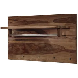 Massivmoebel24 Wandgarderobe Toronto 100 x 32 x 60 cm Kirsche