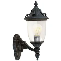 Elstead Lighting Elkstone Außen-Wandleuchte E27 1-fach Grünspan IP44
