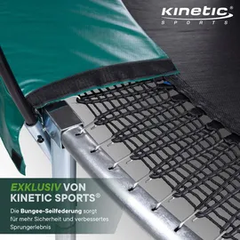 Kinetic Sports Bungee Safety Elite 366 cm inkl. Sicherheitsnetz grün