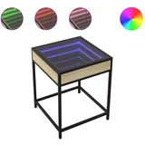 vidaXL Nachtschrank mit Infinity-LED 40 x 40 x 51 cm Braun