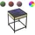vidaXL Nachtschrank mit Infinity-LED 40 x 40 x 51 cm Braun