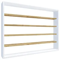 VCM Osado Wandregal 80 x 10 x 60 cm Weiß