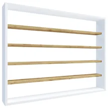 VCM Osado Wandregal 80 x 10 x 60 cm Weiß