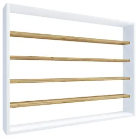 VCM Osado Wandregal 80 x 10 x 60 cm Weiß
