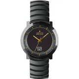 JUNGHANS Herrenuhr Stratos Mega Solar Keramik Schwarz