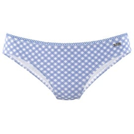 Buffalo Bikini-Hose Damen hellblau-kariert Gr.36