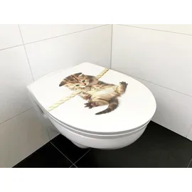 ADOB WC-Sitz Cat Absenkautomatik Bunt