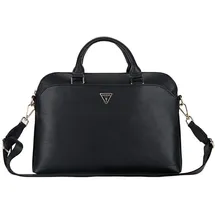 CG Mobile Guess Bag Grained Zipper Pocket Triangle Logo 15" black (15"), Notebooktasche, Schwarz
