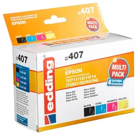 edding  kompatibel zu Epson T0715 CMYK