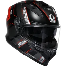 AGV K7 Kyber E2206 Mplk Integralhelm - Matt Black / Red - S