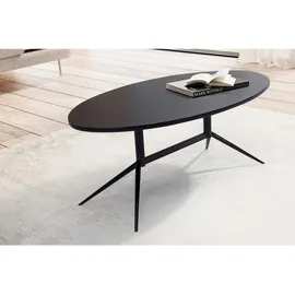 Wohnling Couchtisch Schwarz Mango 90 cm x 50 x 35 cm