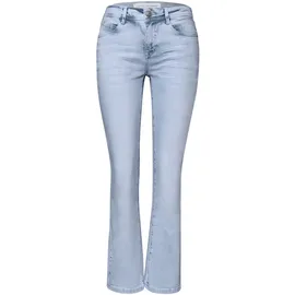 street one studio Mid Waist Kick Flare Jeans in ultrableached wash | Gr.: W27/L28