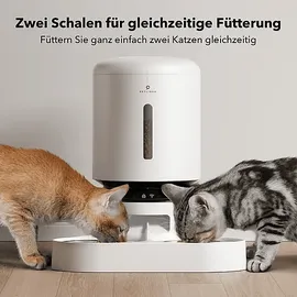 PETLIBRO GRANARY WIFI DUAL Essenschale Weiß Futterautomat