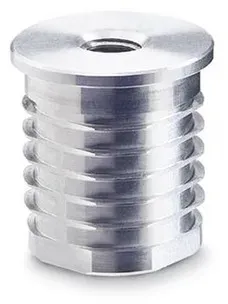 Einsteckbuchsen, Aluminium, für Rund- und Vierkantrohre (992-D20-M8)