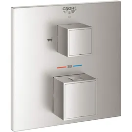Grohe Grohtherm Cube Thermostat-Wannenbatterie mit integrierter 2-Wege-Umstellung