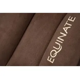 Equinate Reitpad Hamilton aus synthetischem Wildleder Pferd Braun