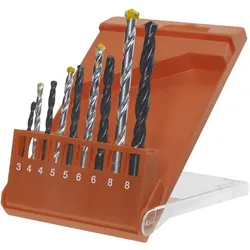 kwb 420200, Bohrer, Bohrerbit-Set, Kunststoff, Profil, Blech, Holz, Hochgeschwin