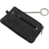 MJ-Design-Germany GROßE LEDER SCHLÜSSELTASCHE SCHLÜSSELETUI SCHLÜSSELMÄPPCHEN BÜFFELLEDER VON MJ-DESIGN-GERMANY IN ROT, BRAUN ODER SCHWARZ, Schwarz, Einheitsgröße