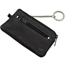 MJ-Design-Germany GROßE LEDER SCHLÜSSELTASCHE SCHLÜSSELETUI SCHLÜSSELMÄPPCHEN BÜFFELLEDER VON MJ-DESIGN-GERMANY IN ROT, BRAUN ODER SCHWARZ, Schwarz, Einheitsgröße