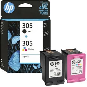 HP Tinte 305 Multipack 6ZD17AE, 3YM61AE + 3YM60AE, schwarz + color