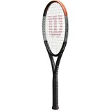 Wilson Tennisschläger Burn 100 LS V4.0, Ambitionierte Freizeitspieler, Schwarz/Grau/Orange, WR044910U2