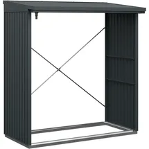 Hörmann Kaminholzregal Trend-V Typ 2 Metall 181 x 103 x 198 cm anthrazitgrau