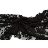 Stretch-Spitze Stoff 50 x 140 cm (Schwarz)