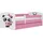 raumhirsch furniture Kinderbett Panda 80 x 180 cm Holzwerkstoff rosa