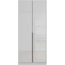 OTTO home Drehtürenschrank AGORDO 91 x 210 x 54 cm Grau