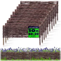 Kadax Palisade 60 x 20 cm 10 Stück braun