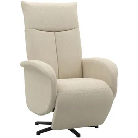 sit&more TV-Sessel Glendale Polyester 75 x 112 x 82 cm Beige mit Aufstehhilfe