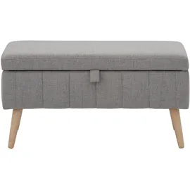 OTTO home Truhenbank AMIRA grau 81 x 36 x 43 cm