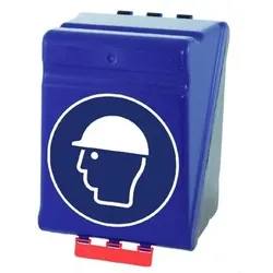 Maxibox zur Aufbewahrung von Kopfschutz, blau - blau