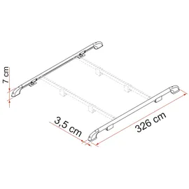 Fiamma Roof Rail Dachreling,