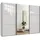 luma-home Schwebetürenschrank 22039 300 x 216 x 65 cm Weiß