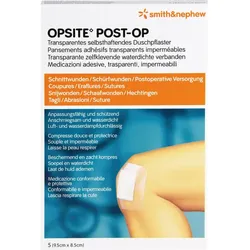 Opsite OPSITE Post OP 9,5x8,5cm Verband Verbandsmaterial 5 ct 