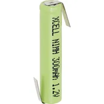 XCell AAAA-ZLF Spezial-Akku Mini (AAAA) Z-Lötfahne NiMH 1.2 V 300 mAh