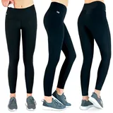 Formbelt Laufhose Hoher Bund Schwarz M