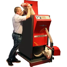 Atmos Pelletkessel PX20 inkl. Förderschnecke mit Pelletbrenner A25PX