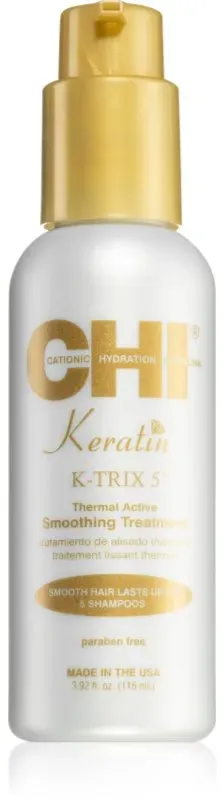 CHI Keratin K-Trix 5 thermoaktive glättende Pflege 116 ml