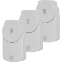 Unitec Smart-Home-Steckdose Weiß 3 St.