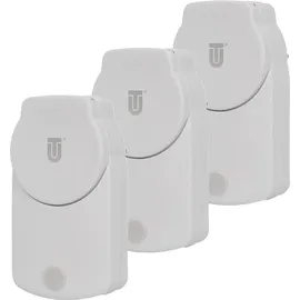 Unitec Smart-Home-Steckdose Weiß 3 St.