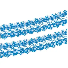 Papstar Girlande Papier Ø 16 cm 10 St. Bayrisch Blau