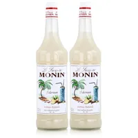 Monin Sirup Falernum 1L - Cocktails Milchshakes Kaffeesirup (2er Pack)