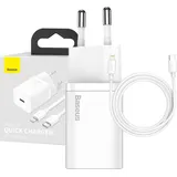 Baseus Super Si 20W Wall Charging Set White